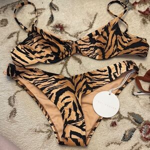 Tiger Print Bikini Set Troi Praver